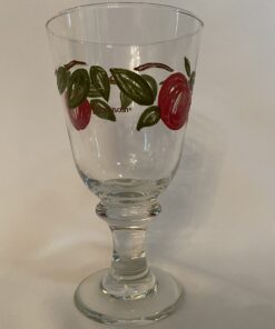 Franciscan Apple England Glassware Goblet