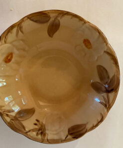 Franciscan Cafe Royal Vintage Coupe Bowl Embossed flowers and leaves