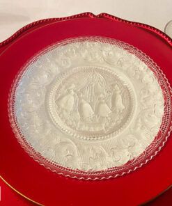 Dessert Plate Franklin Mint Month of the Year Scenes Crystal Collectors Plate