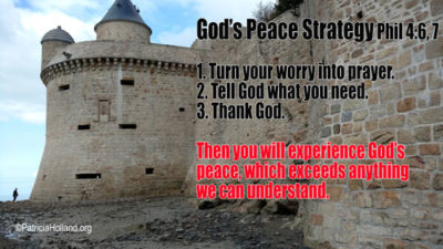 Then you will experience God’s peace, which exceeds anything we can understand.
turn your worry into prayer