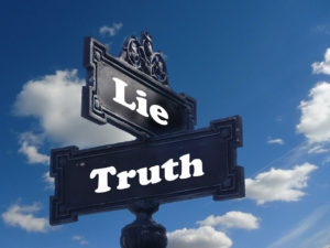 There once was a woman who swallowed a lie. When you are processing toxic words, examine them for truth