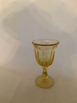 Old Williamsburg Yellow Water Goblet