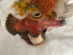 wild turkey decanter floral arrangement